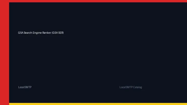GSA Search Engine Ranker (GSA SER) by LocalSMTP with price and secure checkout details